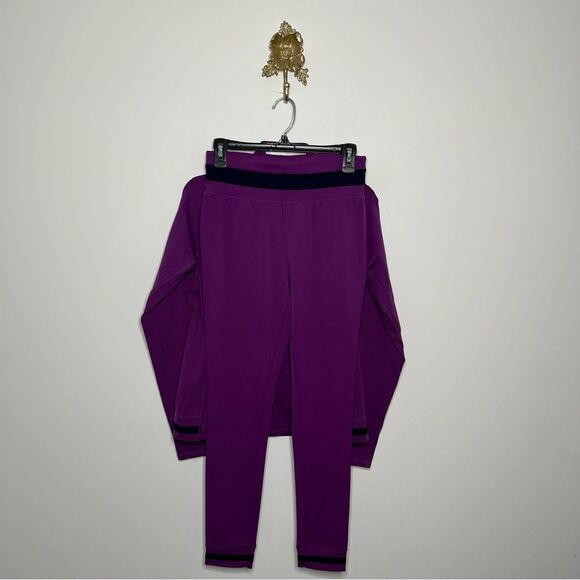 T by Talbots Performance Interlock Jacket & Leggings Set S - Picture 1 of 15